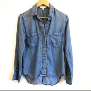 Cloth & Stone- Button up denim shirt